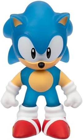 Heroes of Goo Jit Zu Sonic The Hedgehog, Speed Surge Sonic, Powered Up with Glow Surge Giving Him Glow-in-The-Dark Powers, Squishy, Stretchy Filling, Stretch Him Up to 3 Times His Size