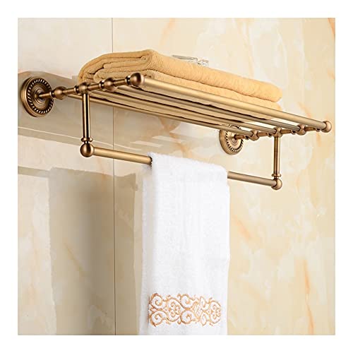 Porte-serviette d'angle en laiton massif pour optimiser les petites salles de bain - 4