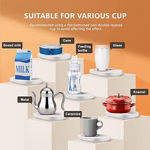 Coffee Mug Warmer, Auto Shut On/Off Electric Candle Wax Warmer, Temperature Heating Smart Coffee Warmer For Tea Beverage Milk Cocoa Water Office Home Travel #TOP1