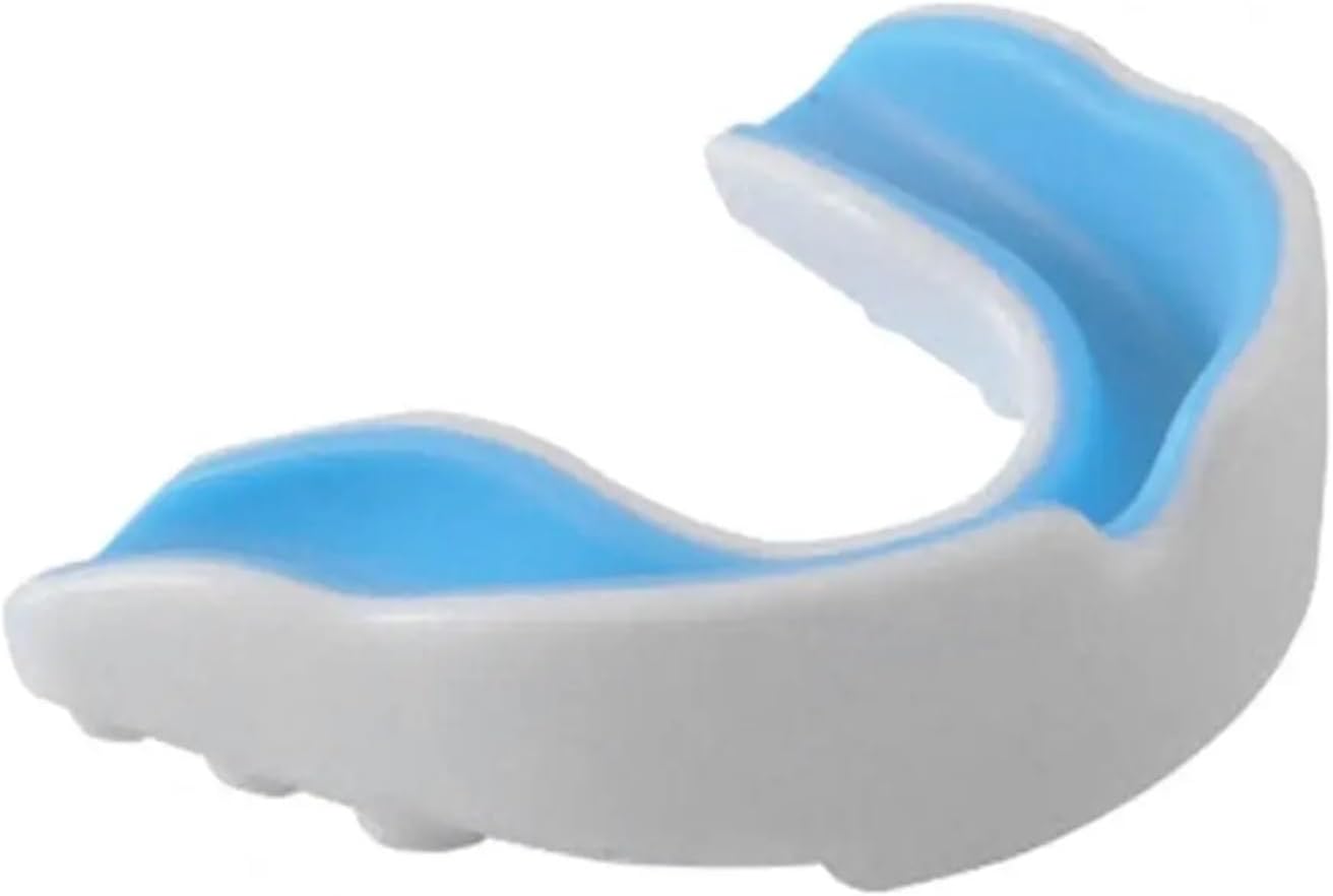 Shockproof Basketball Karate Rugby Boxing with ABS Case Box Adults Mouthguard Sports Mouth Guard Teeth Comfort Fit(03)