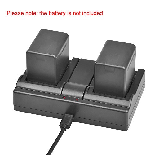 USB Dual Caricabatterie per Canon BP-970G BP-975