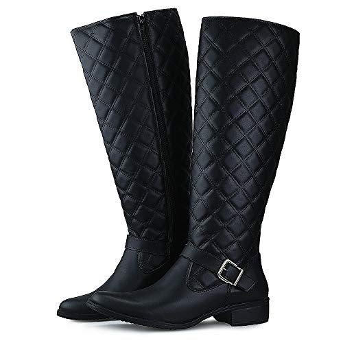Bota Feminina Montaria Neway Cano Alto Preta