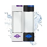 Bottiglia d'Acqua di idrogeno, generatore di Acqua di idrogeno salutare, Tecnologia di elettrolisi a Camera Divisa, con Stato del Display Luminoso, Batteria al Litio da 4000 mAh