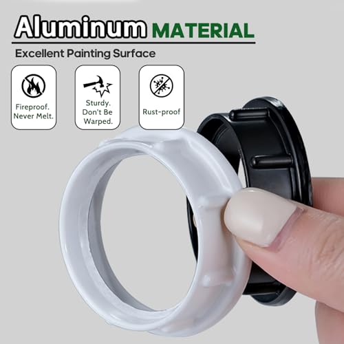 Emnooti Light Socket Shade Rings,Aluminum Threaded Socket Ring For Medium Base E26 Sockets,Retaining Rings For Glass Lamp Shades/Light Fixtures thumb #1