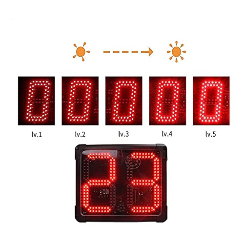 Marcador electrónico baloncesto 2 pcs rojo sincronizado miniatura 4