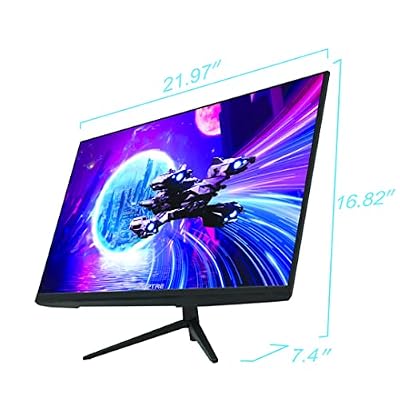 Sceptre 25 Gaming Monitor 1920 x 1080p up to 165Hz 1ms AMD FreeSync Premium HDMI x3 DisplayPort Build-in Speakers, 106% sRGB Machine Black (E255B-FWD168)