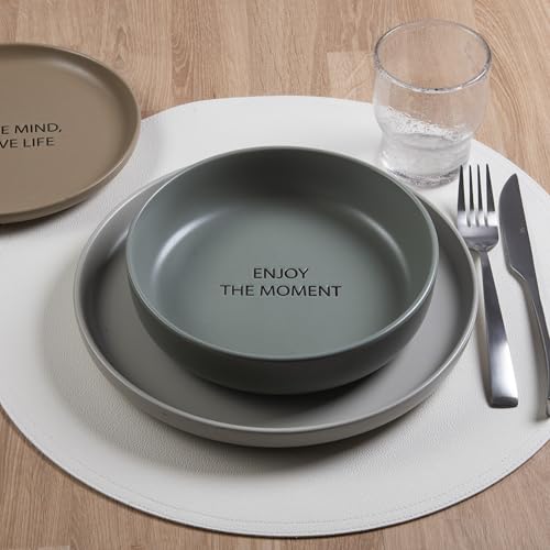 Set de table blanc en PVC Ø39 cm Horeca White pour repas - Lot de 6 - 6