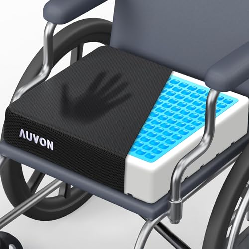 AUVON Cooling Gel Wheelchair Seat Cushion