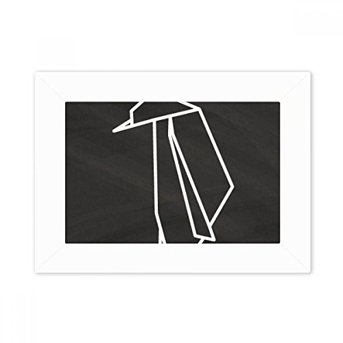 Cuadro de pingüino origami para decorar tu mesa de oficina 2