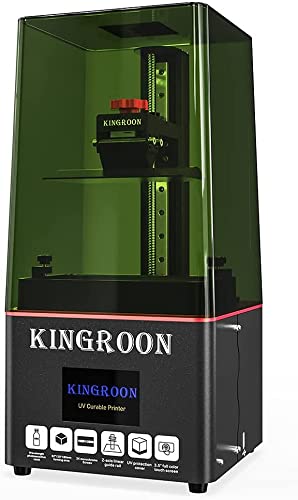 Kingroon KP6 Mono 3D Printer, LCD Resin 3D Printer UV Photocuring with 6.08" 2K Monochrome Screen, S