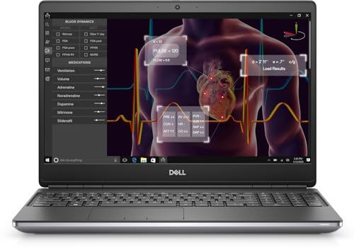 Dell Precision 7550 Mobile Workstation Laptop Intel Xeon W-10855M 2.8GHz Nvidia RTX 3000 6GB 32GB RAM 512GB SSD Win 11 (Renewed)