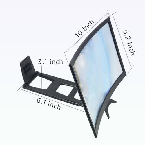 Lupa de pantalla de 12 pulgadas para celular que reduce la fatiga visual 3