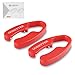 GoBetter [Pack of 2] Wine Foil Cutter, 4 Stainless Blades Foil Remover for Wine Bottles - Removes Foil Top Effortlessly - Gift Box Package for Wine Lovers (Red)