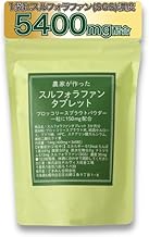 Farmer-Made Sulforaphane Tablets 360 Tablets, Freeze Dried, 1 Grain Sulforaphane (SGS) Concentration 15 mg, Broccoli Sprout Supplement, Fight Chemical