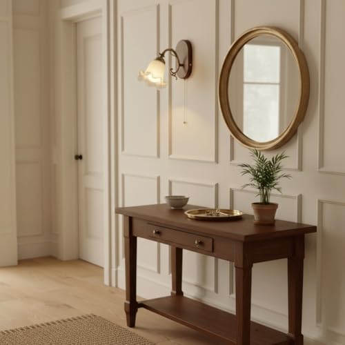 Aplique de pared vintage americano E27 con interruptor para iluminación decorativa 7