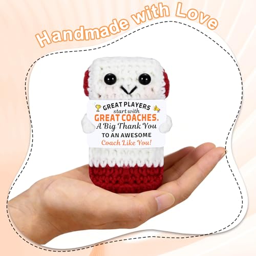 Muñeco de ganchillo silbato para entrenador miniatura 2