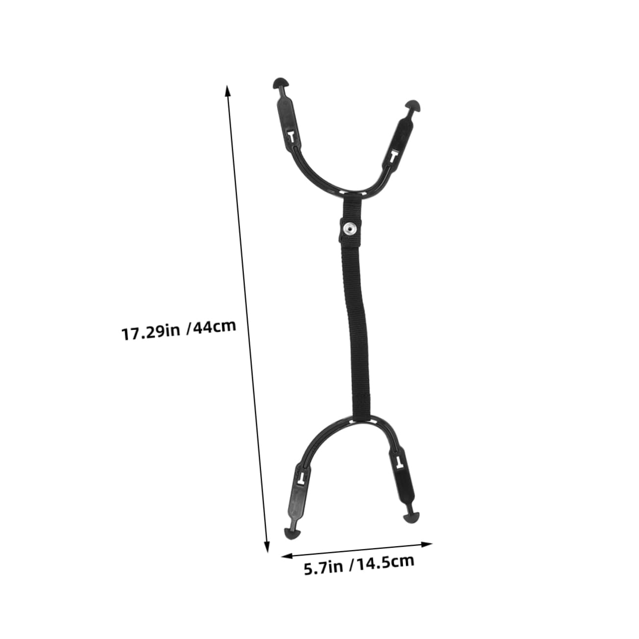 Mikikit 2 Sets Hockey Helmet Chin Strap Replacement Parts Chin Band for Ice Hockey Helmet