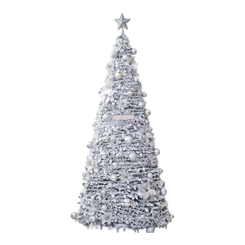 Árbol de Navidad artificial reutilizable con ramas plegables de alta densidad 2