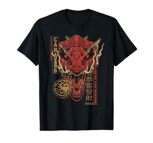Game of Thrones House of the Dragon Targaryen Year of the Dragon T-Shirt