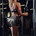Pevtufa Monochrome Leopard Horse Print Workout Shorts for Women Seamless Soft Smooth Gym Yoga Scrunch Active Shorts