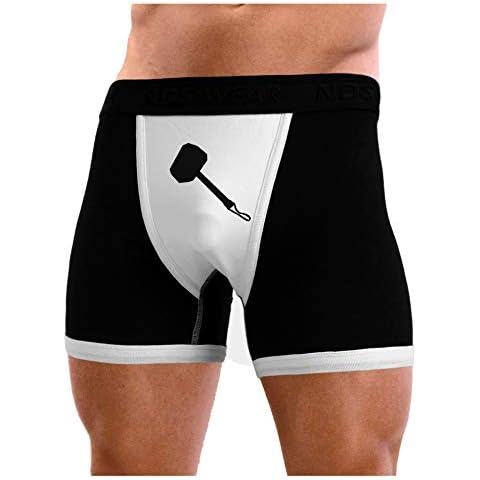NDS Wear TooLoud Thors Hammer Nordic Runes Lucky Odin Mjolnir Valhalla Mens Boxer Brief Underwear - 2XL Cover