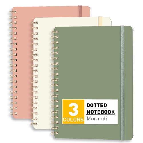 PYNEX Small Lined Spiral Notebooks 210 Sheets 5× 8 - SG Cream Pink