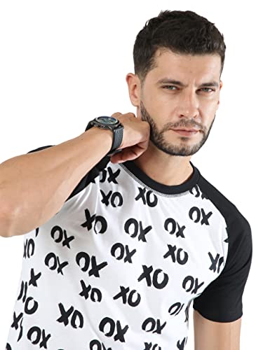 Image of fanideaz Mens Cotton Half Sleeve Striped Round Neck T Shirt