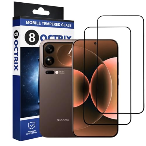 Image of Premium Tempered Glass Screen Protector Compatible for Xiaomi 17 Pro Max with Edge to Edge Coverage - Case Friendly, Anti-Scratch & Bubble-Free Installation Kit (Pack Of 2)