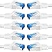 Produktbild BIGtec - 10 Stück - 0,15m CAT.7 Gigabit Patchkabel Netzwerkkabel weiß Kupferkabel Patch Ethernt LAN DSL Kabel CAT7 (RJ45, Cat 7, S/FTP PIMF) 15cm