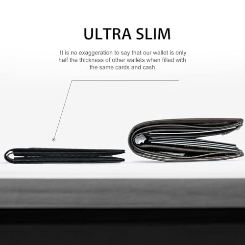 Men's wallet genuine leather wallet card bag men's anti-theft brush wallet clip women's boyfriend wallets3