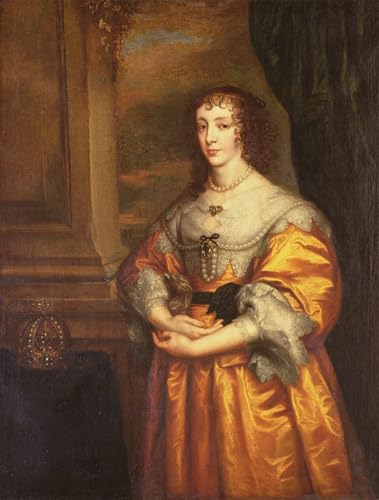 Art mural Reine Henrietta Maria par Van Dyck : transformez votre chambre en galerie vintage