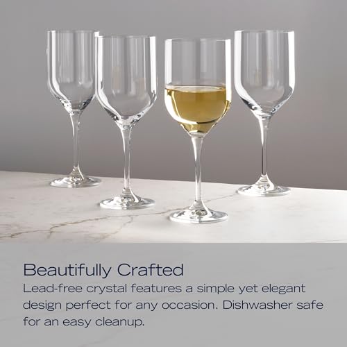 Mikasa Upton Lead-Free White Wine Chardonnay Glasses, Set of 4, 17.5 Ounce by Mikasa - Used condition - Image 5