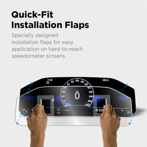 Image of Spartan Shield [3 PACK] Screen Protectors for VOLKSWAGEN VIRTUS 2026 [ 2023 - Running ] || 10 Inch Infotainment + 8 Inches Instrument Cluster + AC Panel Protective Film | Accurate Fit For TOPLINE /GT /GT PLUS /GT Edge] || Anti Scratch | Water Resistant | HD Clear | High Touch Sensitivity | VW Virtis Car Display Accessories [Not Tempered Glass] **Doesn't Fit Highline /Comfortline**