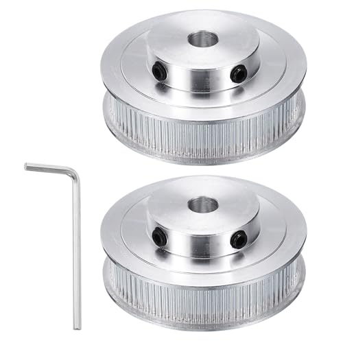Poulie de distribution GT2 80 dents alésage 8mm uxcell pour imprimante 3D et CNC
