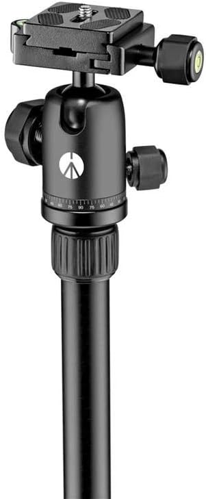 Manfrotto Element Small Traveller Tripod with legs spread wide for low-angle shooting