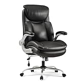 CHAIRKER Executive Office Chair Big and Tall, Adjustable Lumbar Support for Back Pain, BIFMA-Certified Heavy Duty Office Chair Computer Desk Chair with Extra Wide Seat & Thick Armrest Pad