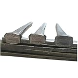 2.5”- CUT COMMON NAILS - Metallic Color - Antique rustic restoration accent nails for hanging, furniture, cabins, shutters & flooring – Decorative clavos nails – Distinct SQUARE HEAD Nail – 2.5 in