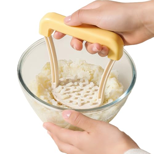 Schiacciapatate | Schiacciapatate Manuale Con Manico Antiscivolo Da Cinque Centimetri,Manico Da 13 Cm Pressa Manuale Per Cucina Senza Graffi Adatta Per Verdure