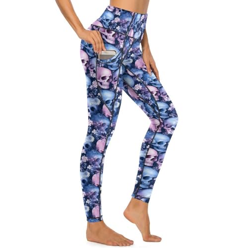 Legging d'entraînement et de gym stretch pour femme avec poches de rangement