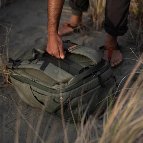 Peak Design Travel Backpack 45L, Sage, Expandable 35-45L Design, Rear and Top Access, Weatherproof Shell, Laptop Sleeve, Ideal for Travel or Everyday Carry, Versatile Backpack for Men and Women - Image 5