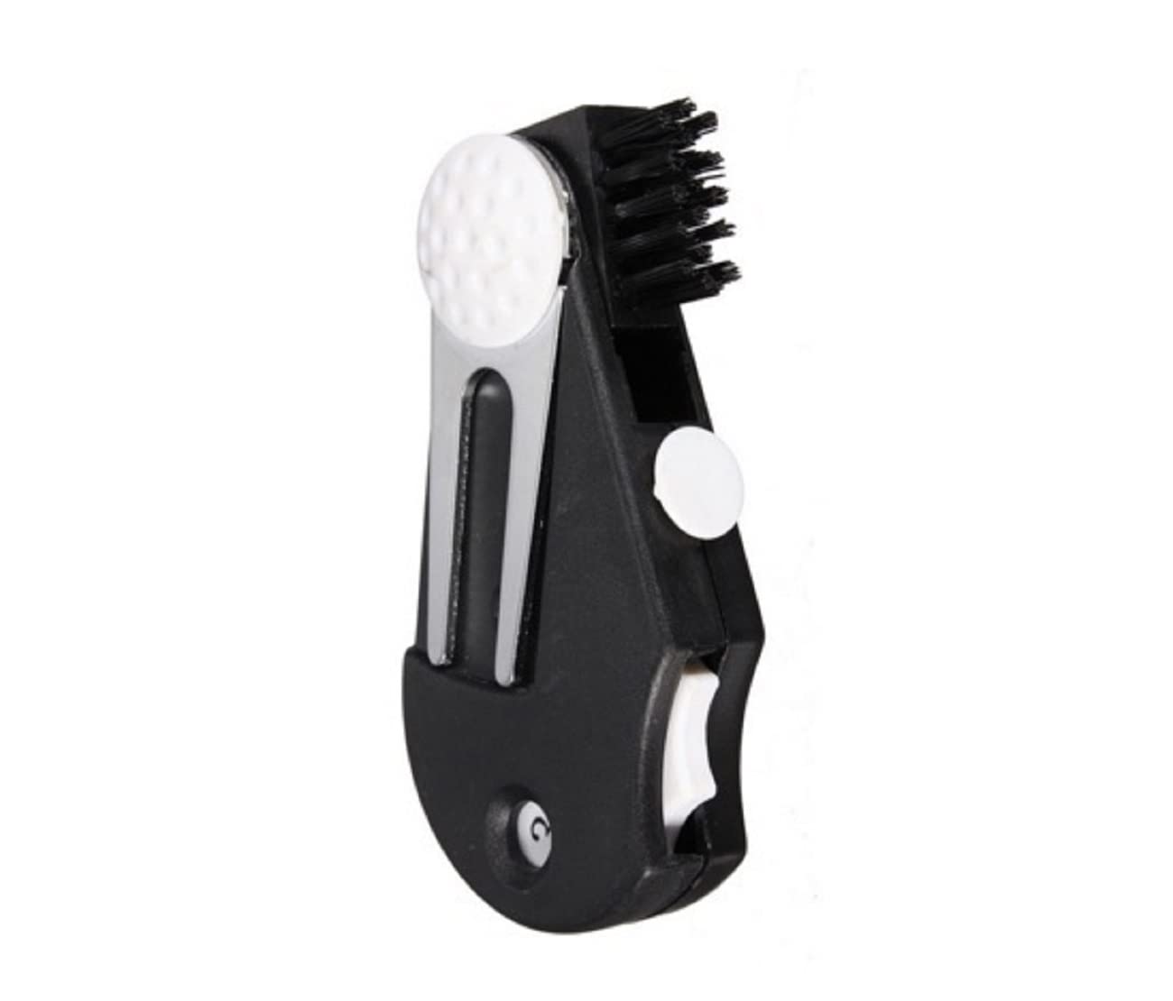 Tasca Golf Strumento Multi-Funzionale 5 in 1 Kit - alza Pitch, forcelle, penello, Clip, contatore, Ball Marker