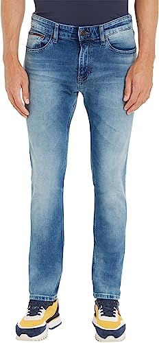 Tommy Jeans Herren Jeans Hose Scanton Slim Fit Stretch