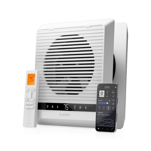 AC Infinity Through Wall Fan 8”, Dual Zone...