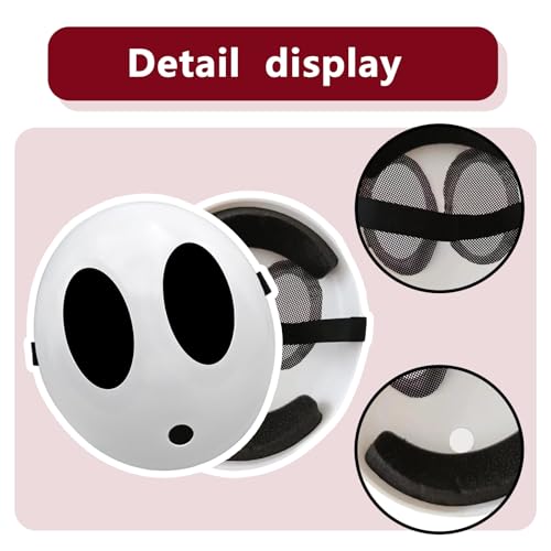 Disfraz Shy Guy Máscara Halloween 2 piezas miniatura 5