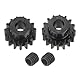 QUARKZMAN Mod 1.5 Ritzel Set 8mm Welle 15T 16T Motorritzel aus gehärtetem Stahl für RC Auto (2 Stück)