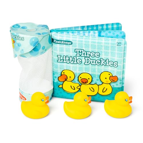 Image of Melissa & Doug Children's Book - Float-Alongs: Three Little Duckies (Bath Book + 3 Floating Duck Toys)