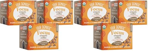 Four Sigmatic Mushroom Mix Coffee Lion's Mane | Focus | 3 Count (Pack of 60)