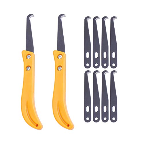 DOITOOL 12 Pieces Tile Joint Tool Grout Tool Edges Caulking Tool Kit Caulking Tool Tile and Grout Cleaner for Tile Gap