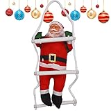Alta calidad: los juguetes de Santa Claus están hechos de plástico de alta calidad y tela impermeable. Rendimiento seguro y duradero, confiable y larga vida útil.