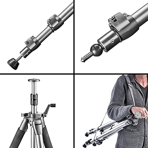 Mantona Alto 295 Stativ mit Kurbelsäule 295cm – Bild 6